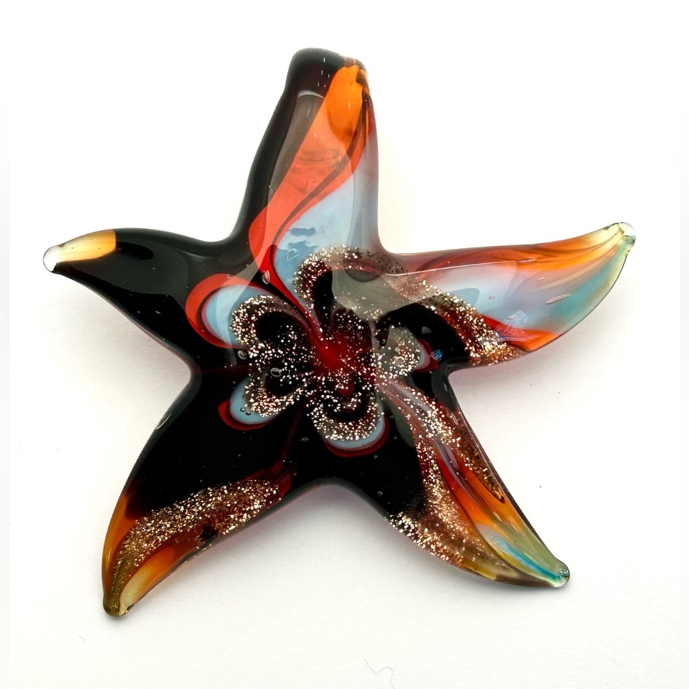 Glass Starfish Pendant